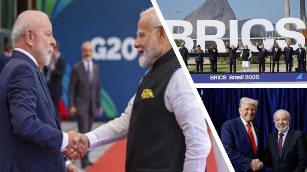 Brazilian President Lula da Silva and U.S. President Donald Trump during diplomatic engagement on global security and trade